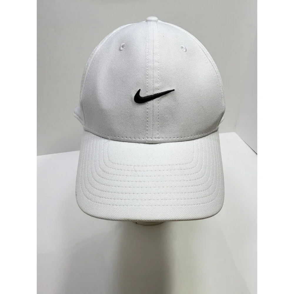 Nike Dri-FIT Club Cap White L/XL Adjustable Strapback Hat Men's Baseball Golf